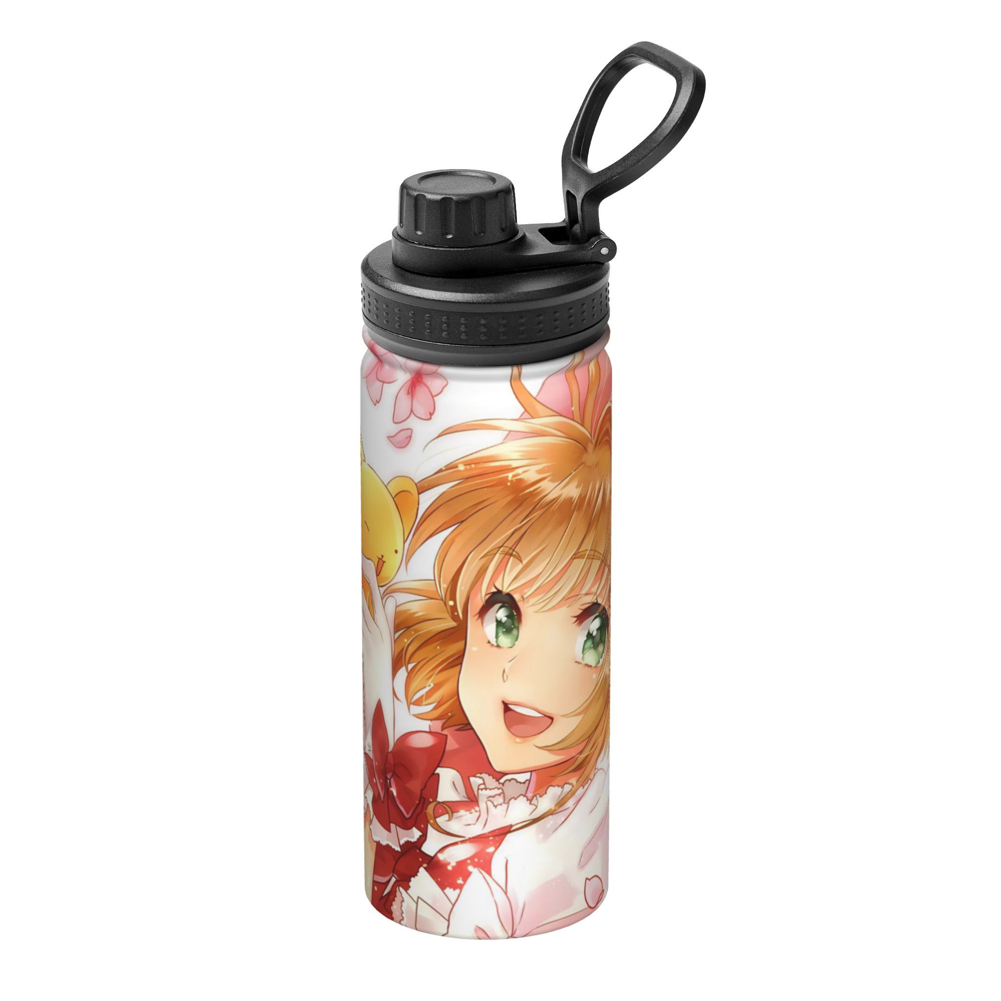 Sports Water Bottle Insulated - Термокружка Cardcaptor Sakura, аниме, 18 унций,
