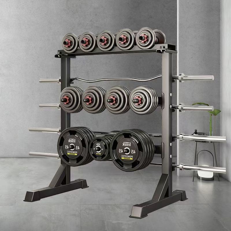 Dumbbell Set - Набор стальных скамей и стойки для