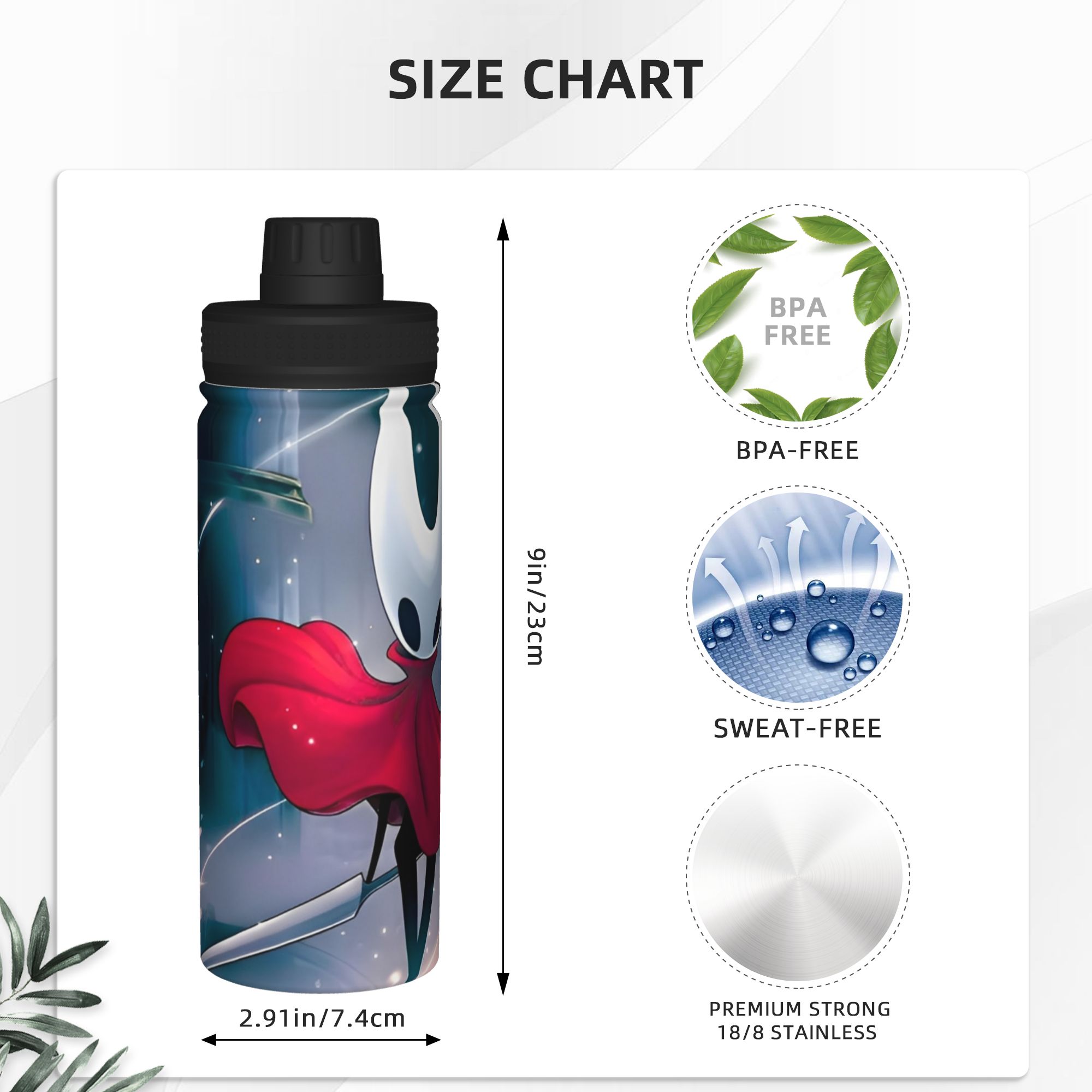 Термос-кружка Hollow Knights S – обзор и цена Sports Water Bottle Insulated