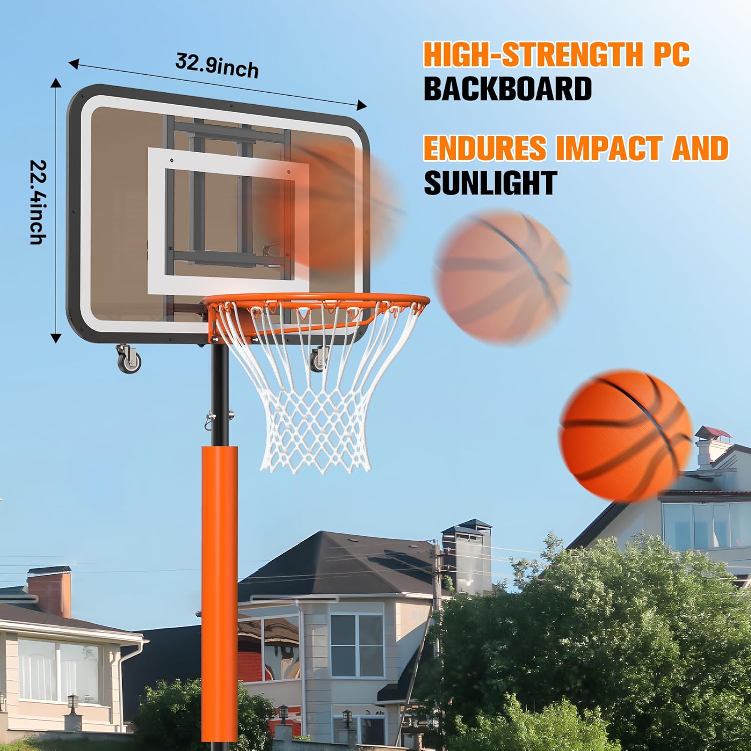 Регулируемая портативная систе – обзор и цена Basketball Hoop